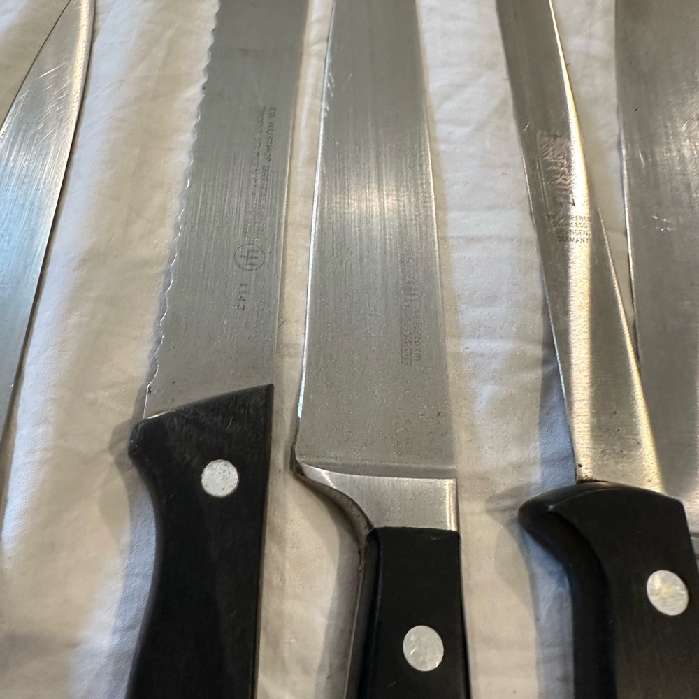 J.A. Henckels knife, Wüsthof and Hoffritz assortment of quality knives - Picture 2 of 11